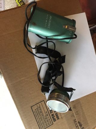 Vintage Justrite Headlight Lantern 1904 - 4 Steampunk Coal Miner Mechanic