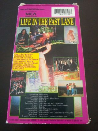 HARD N ' HEAVY Thrash Speed Metal Special Vintage VHS Motorhead Sabbath Danzig 2