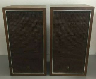 Vintage Pioneer Cs - 33 Speakers 25 Watts Peak Impedance 8 Ohms Japan
