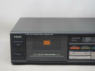 TEAC R - 400 Stereo Cassette Deck Tape Player Great 2