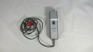 Vintage Sony F - 85 Cardioid Dynamic Microphone For Tape Recorders