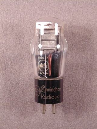 1 45 Rca Cunningham Engraved Base Hifi Radio Amp Vacuum Tube Code C 15