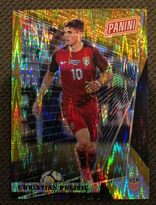 Christian Pulisic 2018 Panini The National Nscc Vip Gold Shimmer 5/10