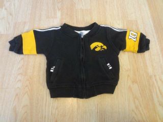 Infant/baby Iowa Hawkeyes 12 Months Jacket Sweatshirt Outerwear Ncaa By Outerstu