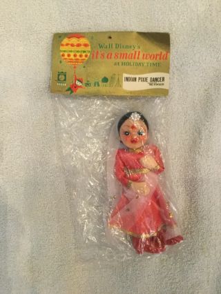 Vintage 1964 Walt Disney Small World Holiday Time Indian Pixie Dancer
