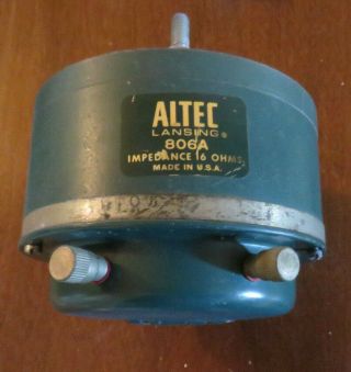 One Altec Lansing 806a Horn Driver For 811b Or 511b