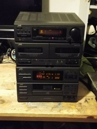 JVC CA - MXC5BK MX - C5BK Home Stereo System CD AM/FM Cassette Receiver Unit 3