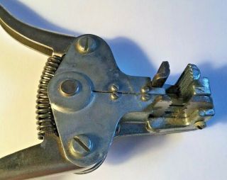 Vintage General Cement Mfg.  Co.  Cable Wire Stripper 735,  Rockford IL 2