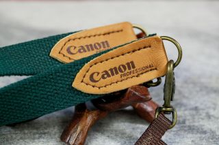 Vintage Canon Professional Camera Strap 1 " Wide By Approx.  42 " Length