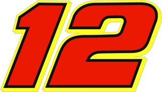 For 2018 12 Ryan Blaney Racing Sticker Decal Sizes Sm - Xl Various Colors