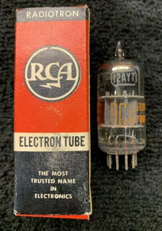 1 Nos Nib Rca 12ay7 Tube Usa 1961