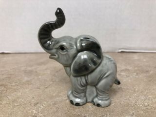 Vintage Goebel Baby Elephant With Trunk Up Cute Display Figure Take A L@@k