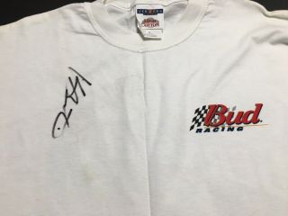 Kenny Bernstein 2002 Budweiser King Autographed T - Shirt 3