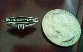 Vintage Philco Ford 5 Year Employee 1/10 10k Gold Filled Lapel Pin