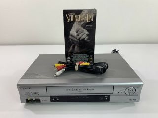 Sanyo Vwm - 900 Vcr Vhs Video Cassette Recorder Player 4head Hi - Fi No Remote