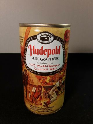 Hudepohl Beer Can 1975 World Champion Cincinnati Reds