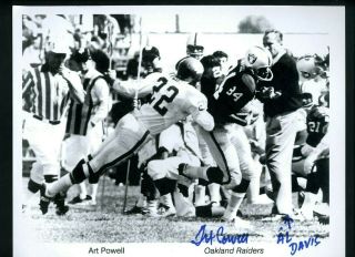 Art Powell Signed Autographed 8 X 11 Photo W/ Jsa Authentication Oakland Raiders