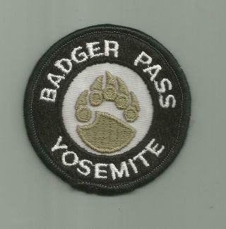 Badger Pass Ski Resort Skiing Yosemite Ca Patch Travel 2 3/4 Inches