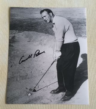 Pga Golf Legend Arnold Palmer Signed Autographed 8x10 Photo
