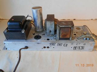 Magnavox 197 Ca Single Ended Stereo Tube Amplifier Parts Or Restoration