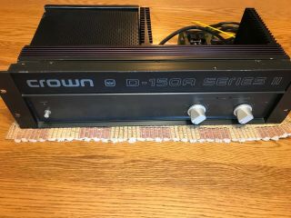 Crown D 150a Series Ii Stereo Power Amp (parts Unit)