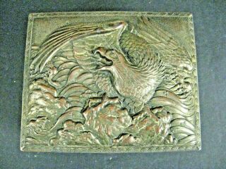 Vintage Japanese Repose Phoenix Bird Box Asian Phoenix Bird Trinket Jewelry Box