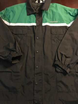 Frontier Airlines Ramp Airplane Jacket Reflective Uniform Aircraft Employee 4 Xl