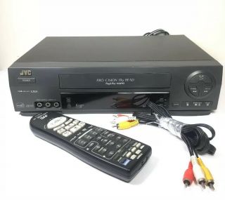 Jvc Hr - Vp58u 4 Head Hi - Fi Stereo Video Cassette Recorder Vcr Vhs Player & Remote