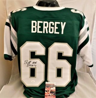 Bill Bergey Signed / Autographed Eagles Throwback Jersey Jsa