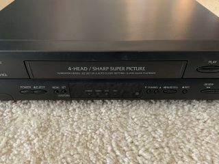Sharp VC - A560U VCR 4 Head Hi - Fi VCR VHS Player Video Cassette Recorder 3