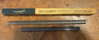 Vintage Open Box of Alligator Steel Belt Lacing,  15E 2