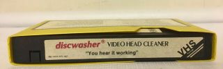 Discwasher Video Head Cleaner Dry For VCR VHS Tape Vintage With Sleeve Restore 3