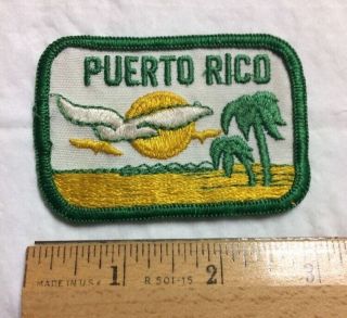 Puerto Rico Puerto Rican Island Beach Travel Souvenir Patch