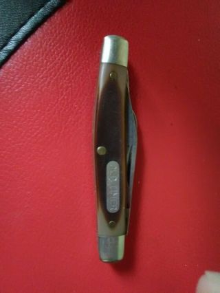 Vintage Usa Schrade Old Timer 340t Pocket Knife