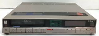 Sony Betamax Sl - 20 Vcr Beta Tape Player Video Cassette Recorder