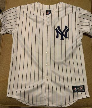 Cano” 24 York Yankees Majestic Home Jersey Mlb White Size Xl Youth Xlarge
