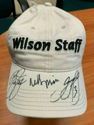 Nwt Wilson Pro Staff Signed,  Arnold Palmer Spiked Hats Caps - Half Price