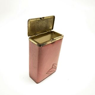 Vintage Princess Gardner Rose Pink Cigarette Case