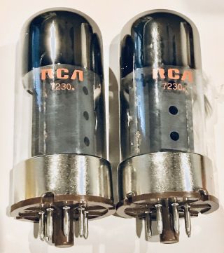 (1 pair) RCA 6550 VACUUM TUBE - NOS - NIB - - vintage matched code 2
