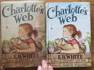 Vg 1952 Vintage Hc Dj Edition Charlotte’s Web Eb White Garth Williams Harper Row