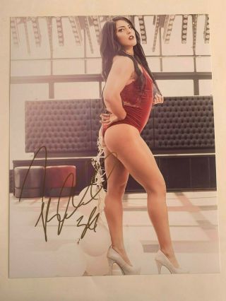 Tna Impact Wrestling Knockout Tessa Blanchard Autographed 11x14 Photo Signed