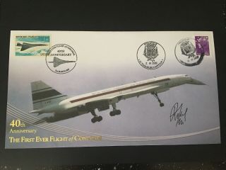 40th Anniversary Of The First Flight Of Concorde.  Signed Michel Retif.  225 Covers