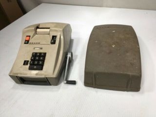 Vintage Sears Sales Calculator Adding Machine Antique Receipt Mechanical Print