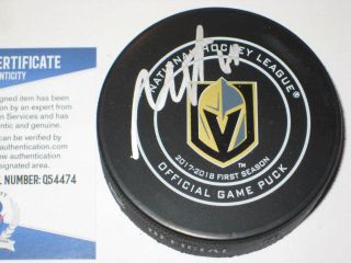 Max Pacioretty Signed Vegas Golden Knights Official Game Puck,  Beckett