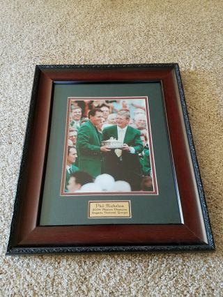 Phil Mickelson - 2004 Masters Champion - Augusta National - Unsigned Framed Photo - Golf