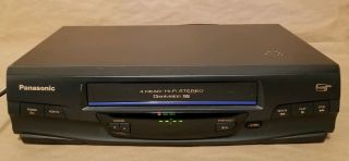 Panasonic Pv - V4520 Vcr Vhs Player Omnivision 4 Head Hi - Fi Stereo Vcr - Recorder