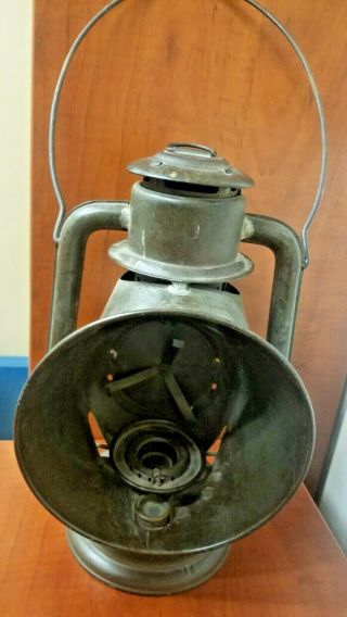 Vintage Oil Star Headlight And Lantern Co Rochester Ny Railroad Lamp Train Globe