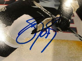 Sidney Crosby Signed Photo 14x11 Pittsburgh Penguins NHL Captain Autograph 3