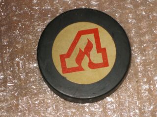 Atlanta Flames Puck Nhl Cooper 1975 - 1978 - Decal Sticker Logos