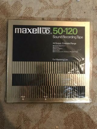 Maxell Ud 50 - 120 - Audio Reel To Reel Tape - 10 " Metal Precision Reel